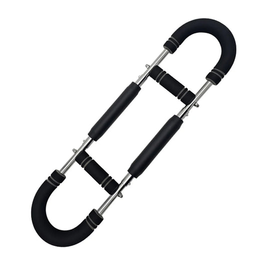Adjustable Arm Trainer with Foam Handle Wrist Strength Exerciser U-Shaped Chest Expander for Indoor Outdoor Fitness Equipment