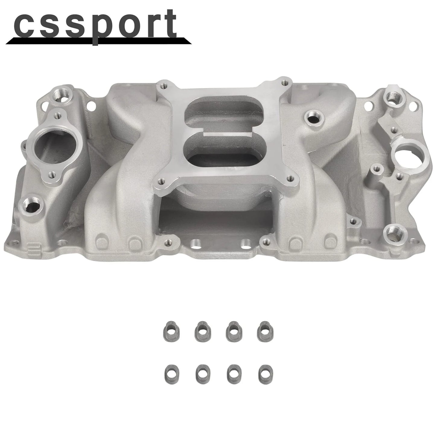 Aluminum Air Gap Intake Manifold for SBC Small Block Chevy 350 400 1955-1995