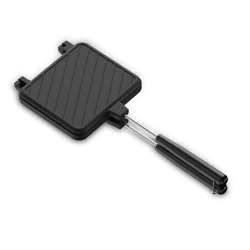 Hot Dog Toaster Double Sided Sandwich Baking Pan High Temperature Resistant Multifunctional Breakfast Pancakes Toast Omelets