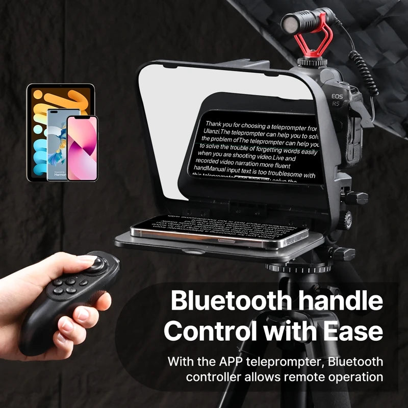Ulanzi RT02 Portable Mini Teleprompter for Tablet and Phone
