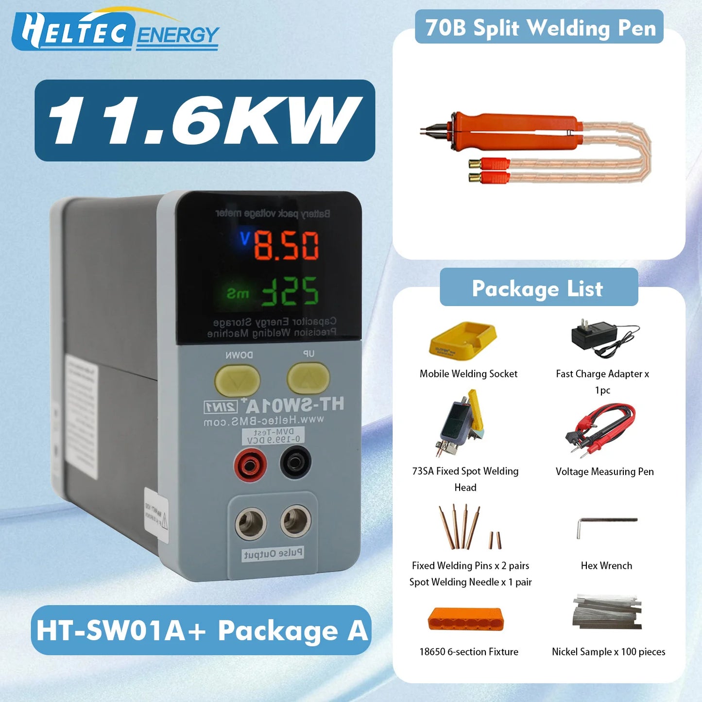 Heltec 21KW 12KW 36KW 42KW Portable Battery Automotive Spot Welder Capacitor Storage Point Welding Machine Efficient  Tools