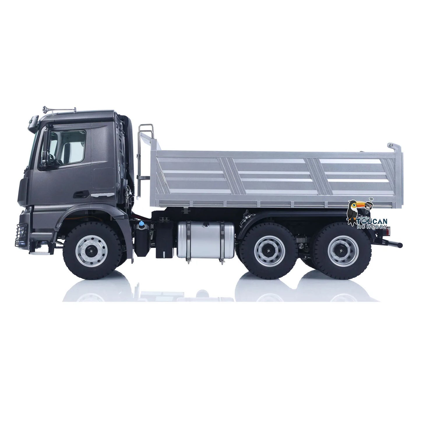 1/14 RTR New 2.4G RC Electric Lifting Dumper 5702 Model 6×6 Remote Control Tipper Lifting Rod Vehicle Sound Light Motor Car Toy