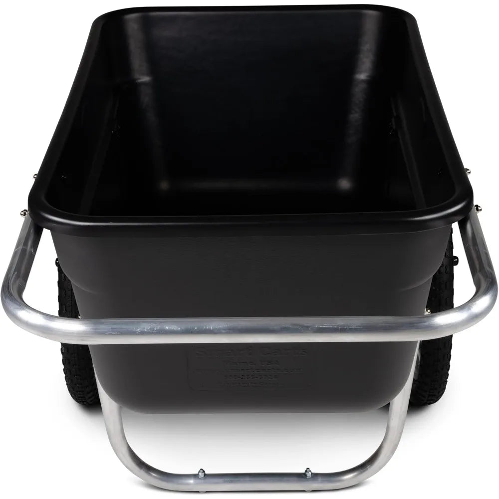 Premium Yard Cart - Strong, Lightweight, and Perfectly Balanced (20" Air Filled Wheels)