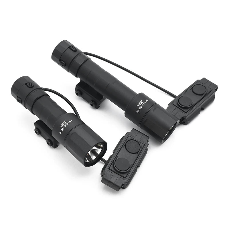 Flashlight Scout Light Hight Power 1400 Lumens REIN 2.0 Hunting Lamp Dual Function Pressure Switch For 20mm Picatinny Rail