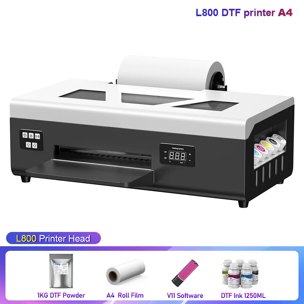 OYfame US Stock A3 A4 DTF Printer impresora UV dtf A3 For Epson XP600 T shirt Printing Machine A3 For L805 UV DTF Printer A3