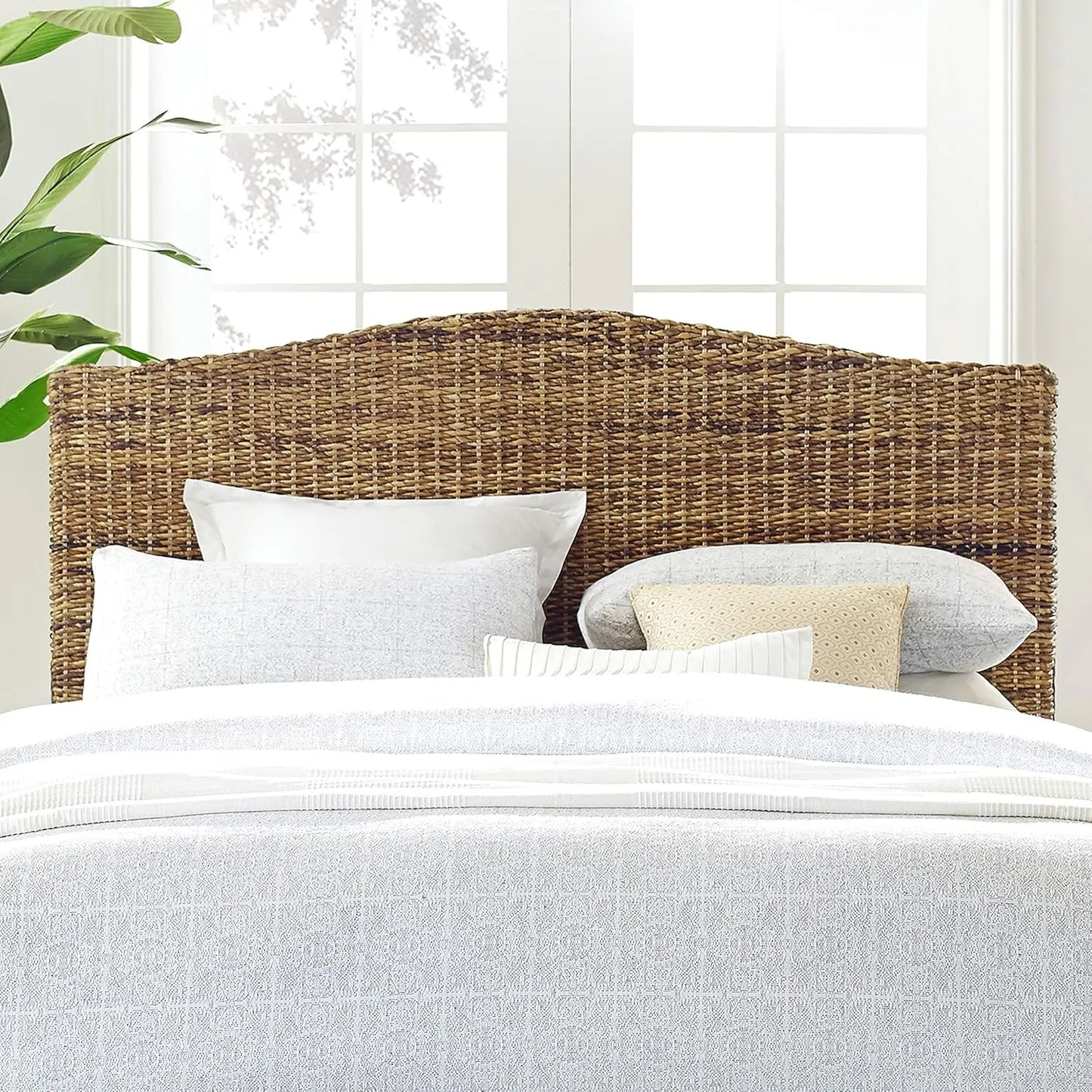 Serena Headboard, King, Banana Leaf
