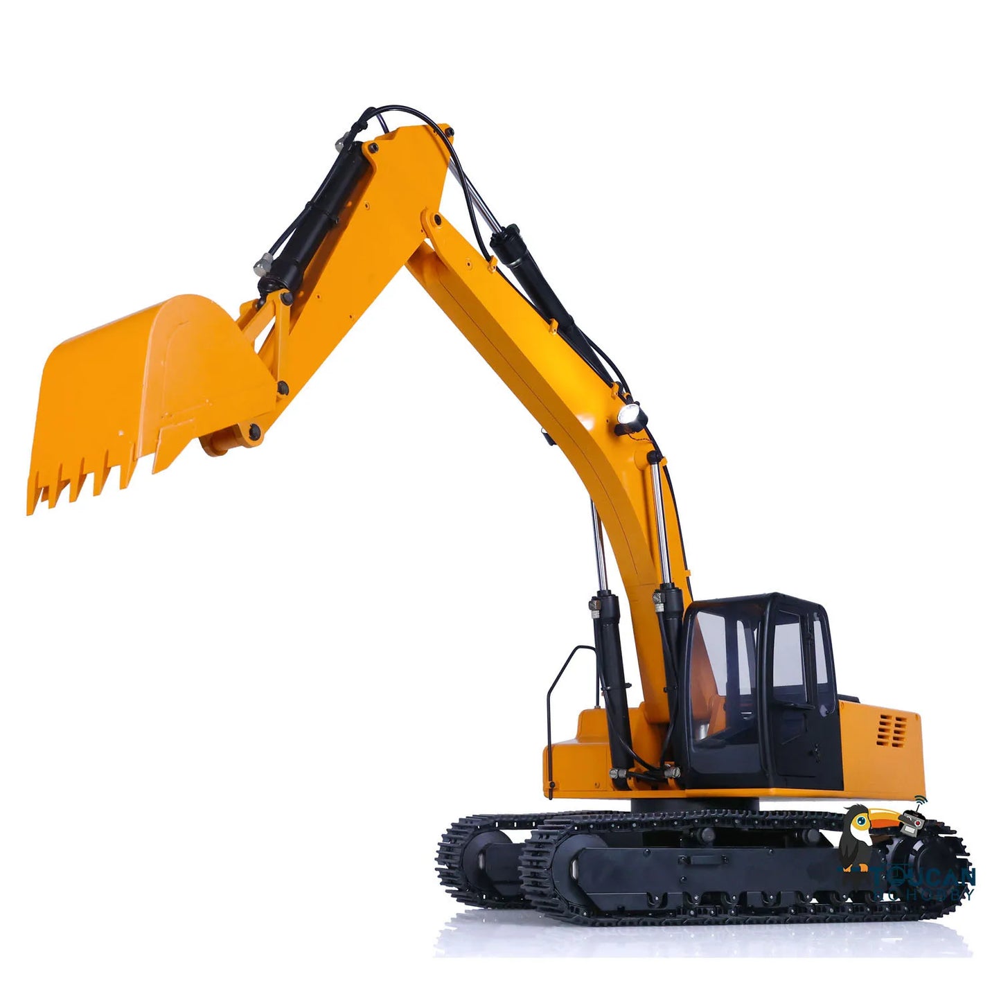 US Stock JDM 1/12 Hydraulic RC Excavator Model Painted Assembled with Pump Tracks Light Radio Control Construction Toy
