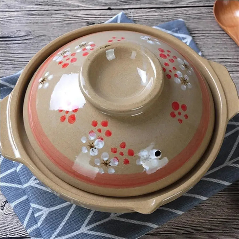 Ceramic Casserole Dish Casserole With Lid Stew Pot Cookware Items Kitchenware Items Suitable For Use On The Hob Improves(1PCS)