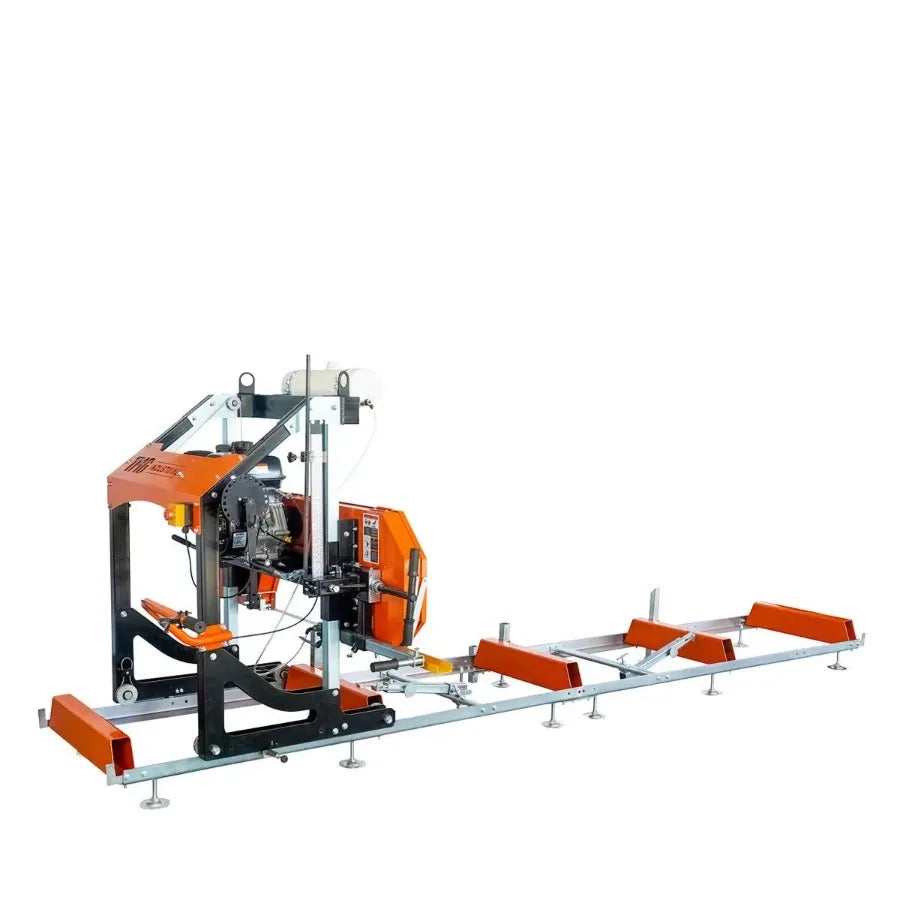 27 Portable Sawmill 14 HP Kohler Gas Engine 21 Board Width 12' Log Length 141 2' Track Bed TMGPSM27