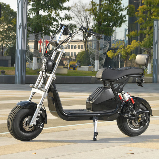 US Warehouse 2000W  Powerful Power Motor 2 Wheel E Scooter Car Adult Mobility 15 Inch Fat Tire Kick Electric Scooter