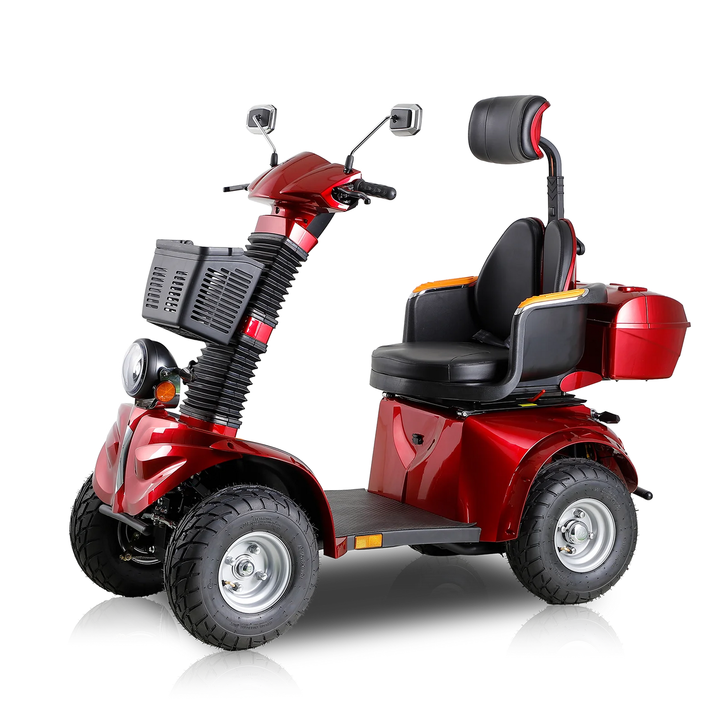 1000W Heavy Duty 4 Wheel Mobility Scooters 500lbs Weight Capacity, Powered Mobility Scooters for Seniors & Adult, 3 Speed Contro