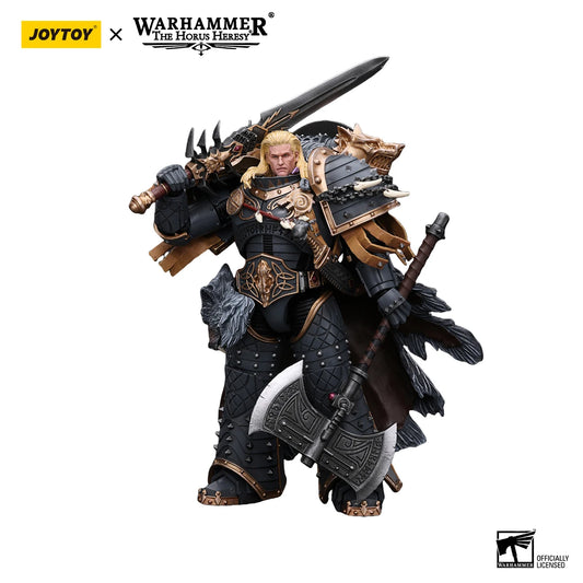 JOYTOY Warhammer The Horus Heresy 1/18 Action Figure Space Wolves Leman Russ Primarch of the VIth Legion Anime figure Toys Model