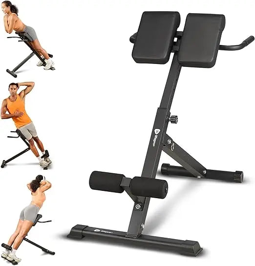 Lifepro SculptTrainer Roman Chair – Hyperextension Bench for Strength Training – Adjustable Back Extension Machine, Ab Bench & F