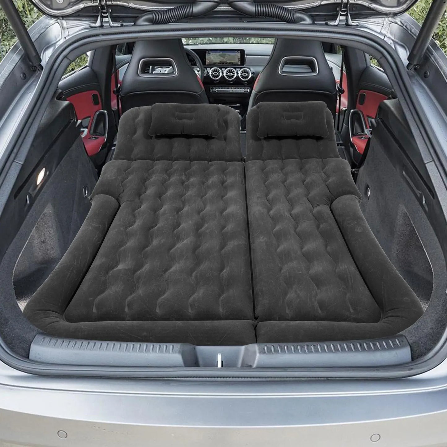 Car Inflatable Bed For SUV/ Truck/ Van Travel Air Bed Portable Inflatable Mattress Set with Storage Bag & Air Pump