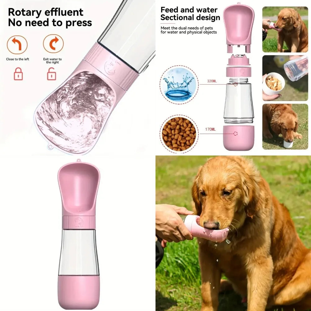 Portable Dog Water Cup - Outdoor Travel Feeding Cup, Water Dispenser & Food Supplies for Pets