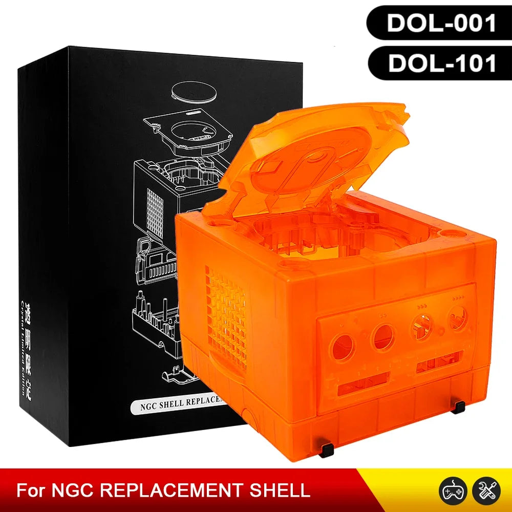 NEW For Gamecube NGC Replacement Housing Shell Transparent Case Box For Gamecube NGC GC Gaming Console DOL-101/DOL-001