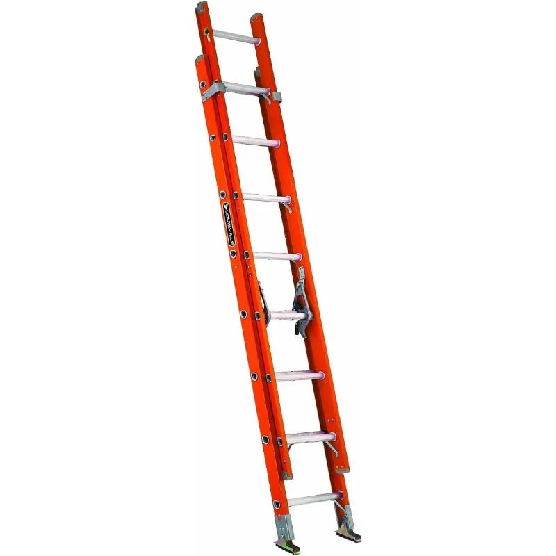 Louisville Ladder FE3220 Foot Extension Ladder, 20 ft, Orange