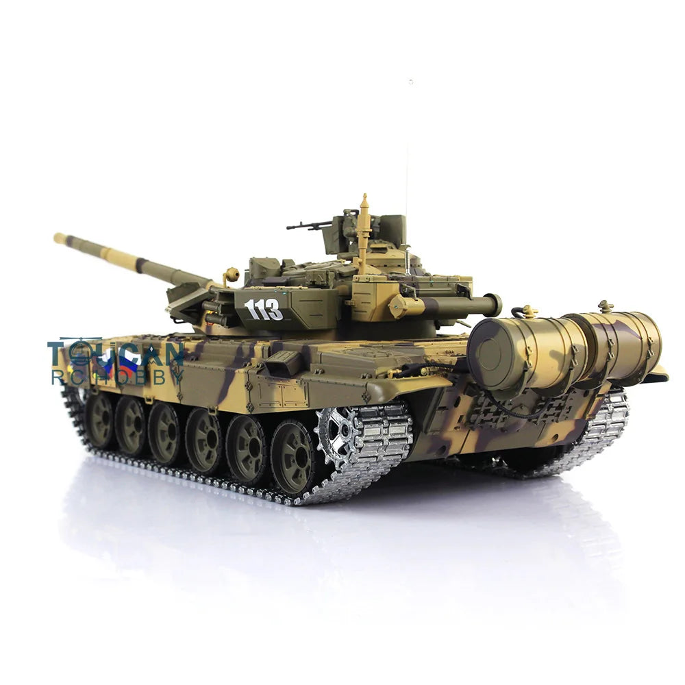 US Stock Boy Toys 2.4G 7.0 1/16 Scale HENG LONG Upgraded Metal Ver Russia T90 RTR Radio Control Tank Cars 3938 TH17846-SMT5