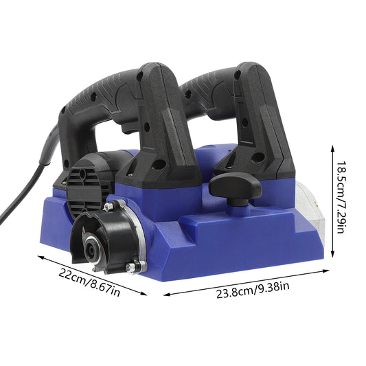 1300W Electric Wall Planing Machine Power Hand Planer Shovel Wall Machine with Cable & Carrying Case for Paint Putty Removal