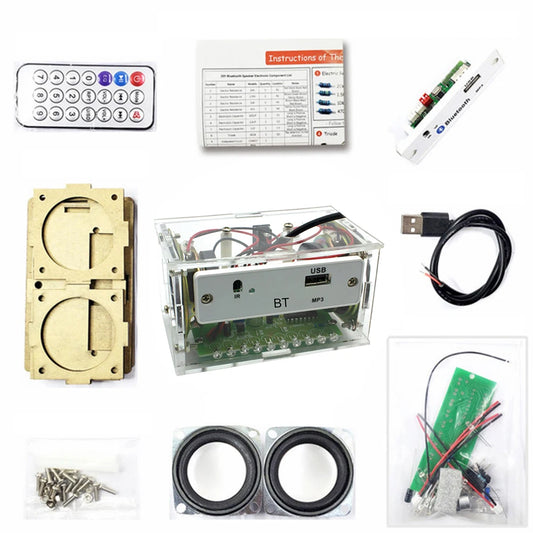 DIY Bluetooth Speaker Kit For Electronics Project Practice
