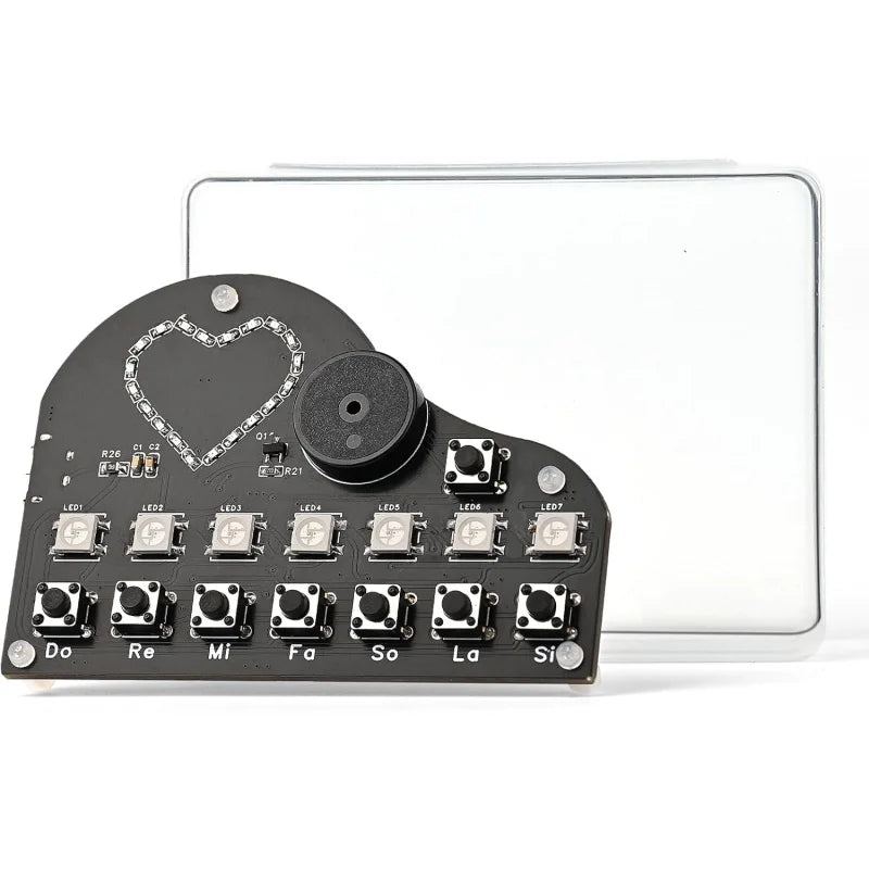 Piano Soldering Kit Learn to Solder Practice Heart Board