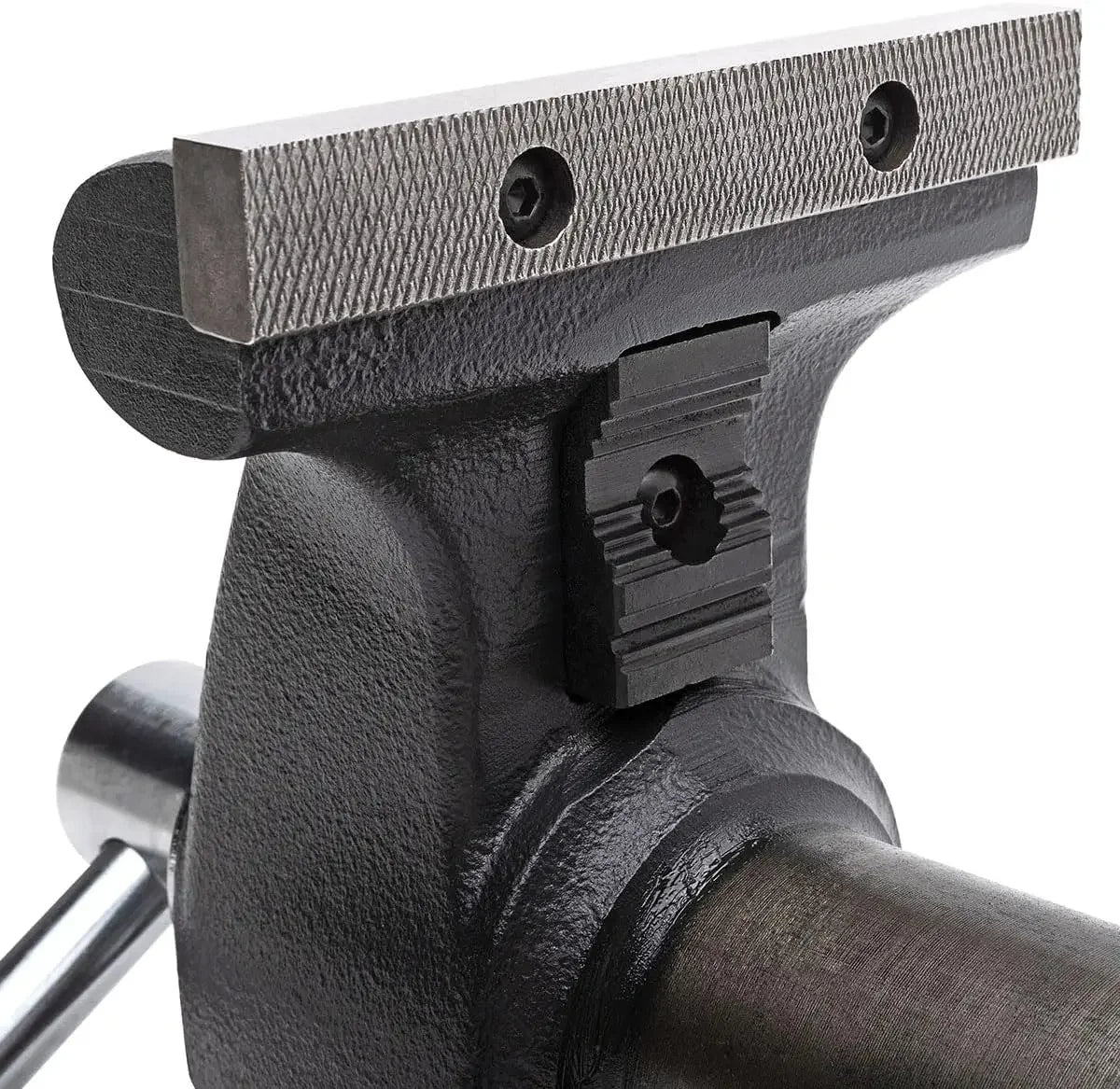 HD550-C Heavy Duty 5-1/2 Inch Mechanics Work Bench Vise | 60,000 PSI Casting Iron Material with Extra-large Anvil Surface