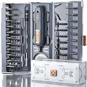 180 in 1 Precision Multifunctional Screwdriver Set,Magnetic Phillips Bits,Mobile iPhone & PC & Glasses Manual Repair Tool,Gift.