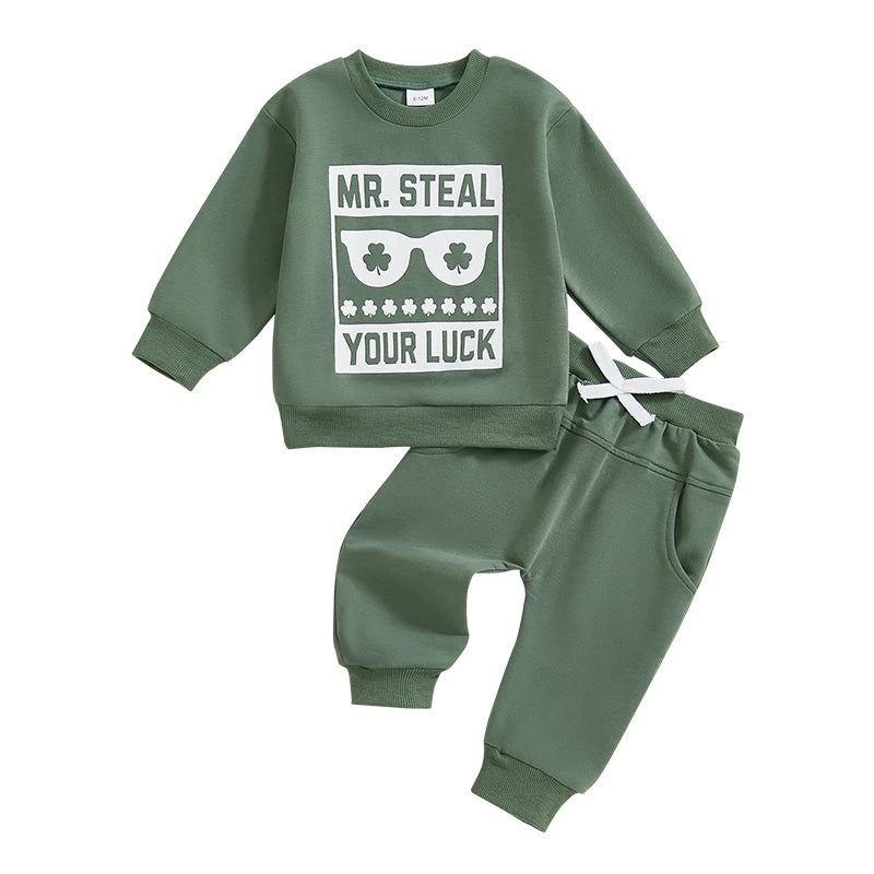 Toddler Boys Outfit Short Sleeve Round Neck Dinosaur Print T-Shirt with Drawstring Waist Shorts Kids Clothing Set