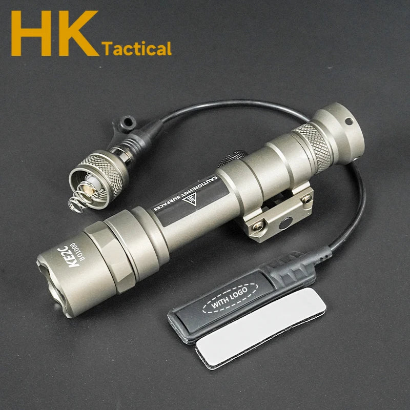 SF M300C M600C M600 Airsoft Flashlight Tactical Torch Rifle Hunting Weapons Scout Light PEQ15 Red Dot Indicator Fit 20mm Rail