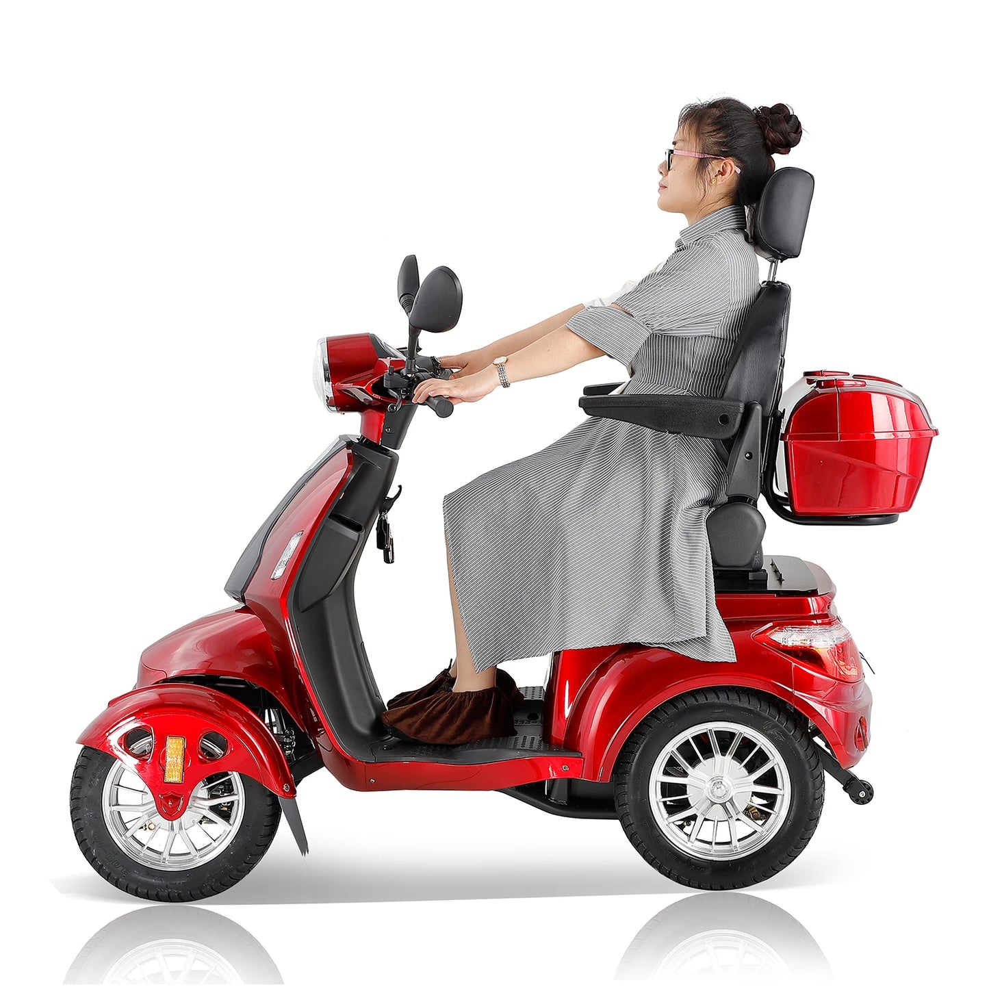 AFD-4L Mobility Scooters For Seniors, 4 Wheel Powered Mobility Scooters, Electric Wheelchairs For Adults, Electric Powered Wheel
