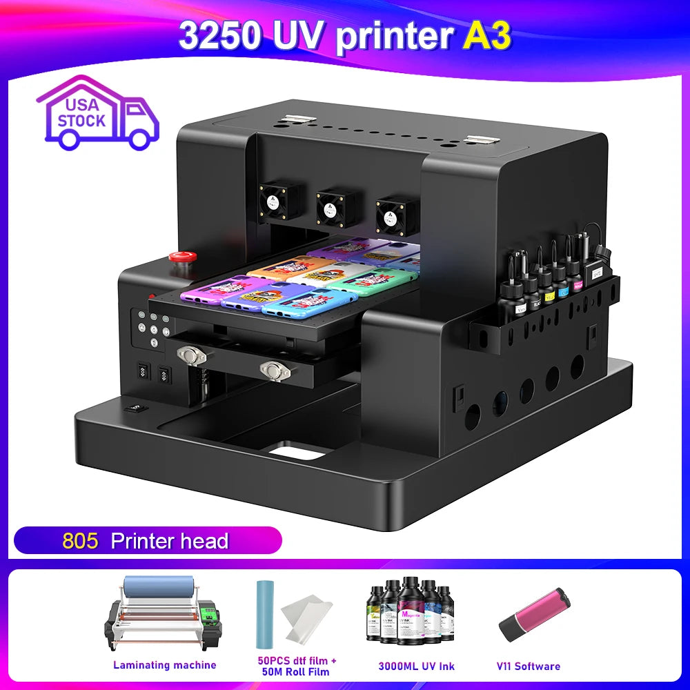 OYfame US Stock A3 A4 DTF Printer impresora UV dtf A3 For Epson XP600 T shirt Printing Machine A3 For L805 UV DTF Printer A3
