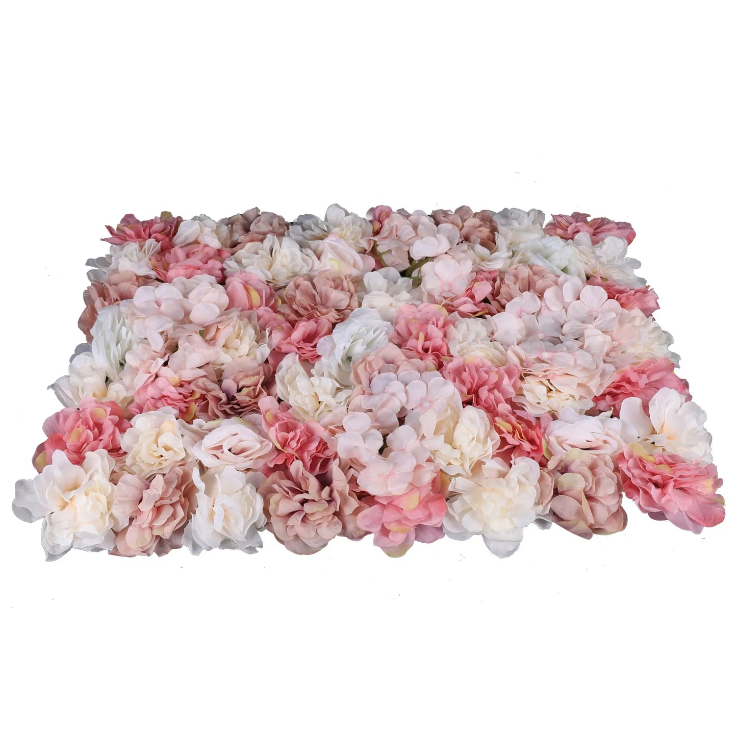 6pcs Artificial Flower Wall Panels 3D Flower Backdrop Flowers Curtain Outdoor Decoration Shopping Mall Window Photography Props