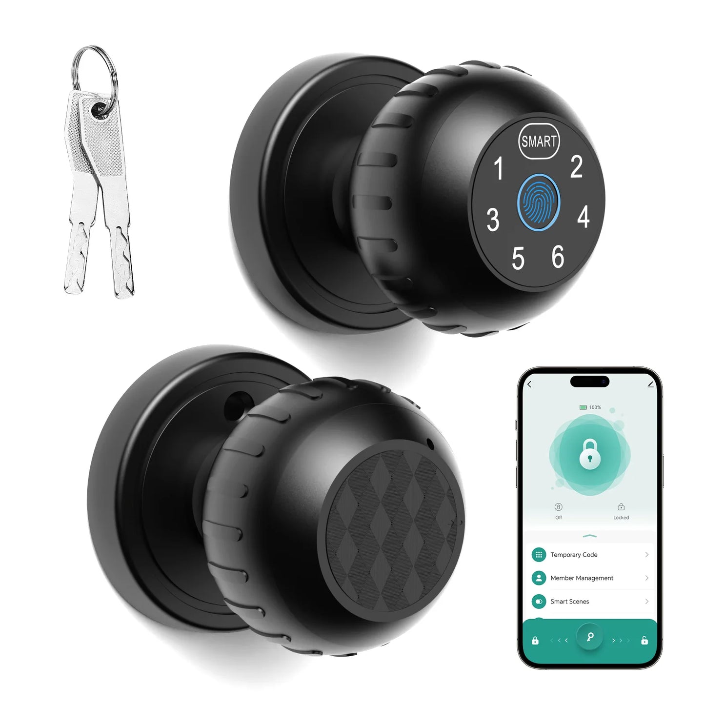 Viladepot Smart Lock Fingerprint Door Lock App Control