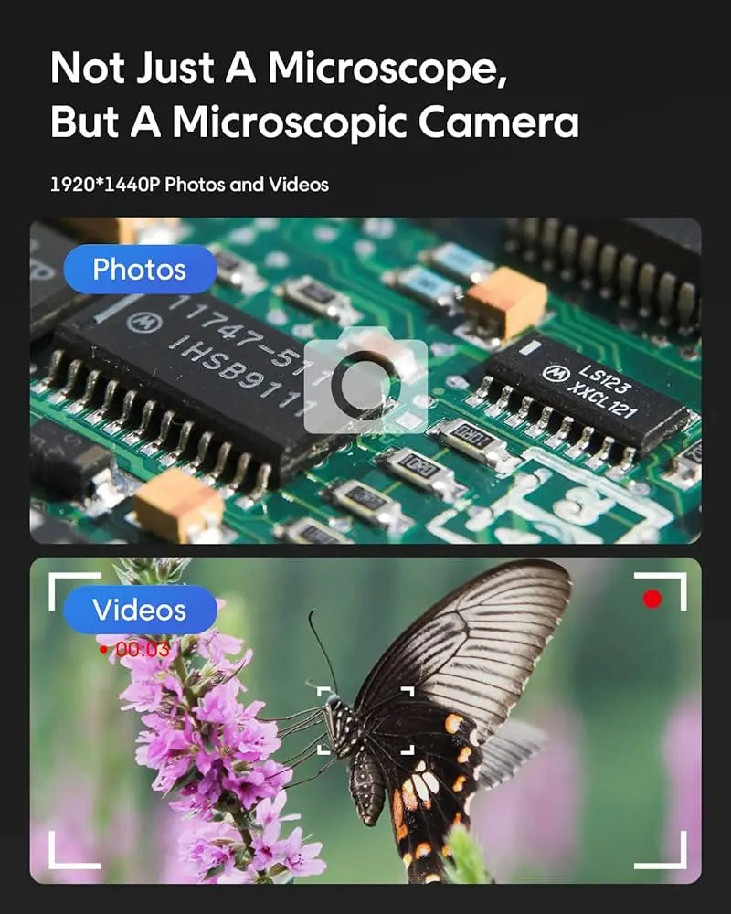 Wireless Digital Microscope 1000X Magnifier Professional USB WiFi Electronics Camera for Smartphone PCB Inspection Tools