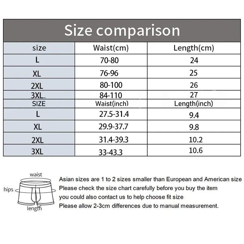 Men's Korean Style Boxers Fashion Print Intimate Underware Homme Thermal Shorts Sexy Lingerie Underpant Boxer Briefs Panties