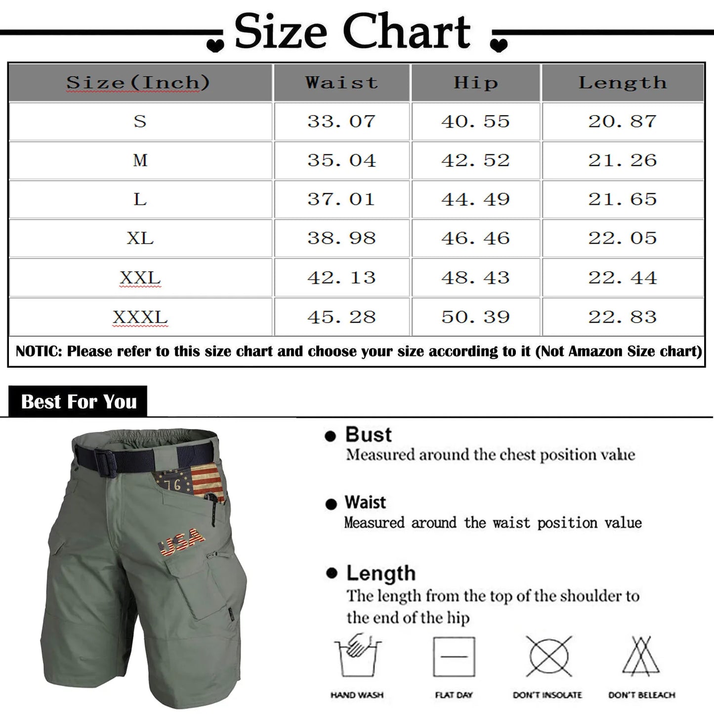 Men Tactical Cargo Shorts Waterproof Quick Dry Camo