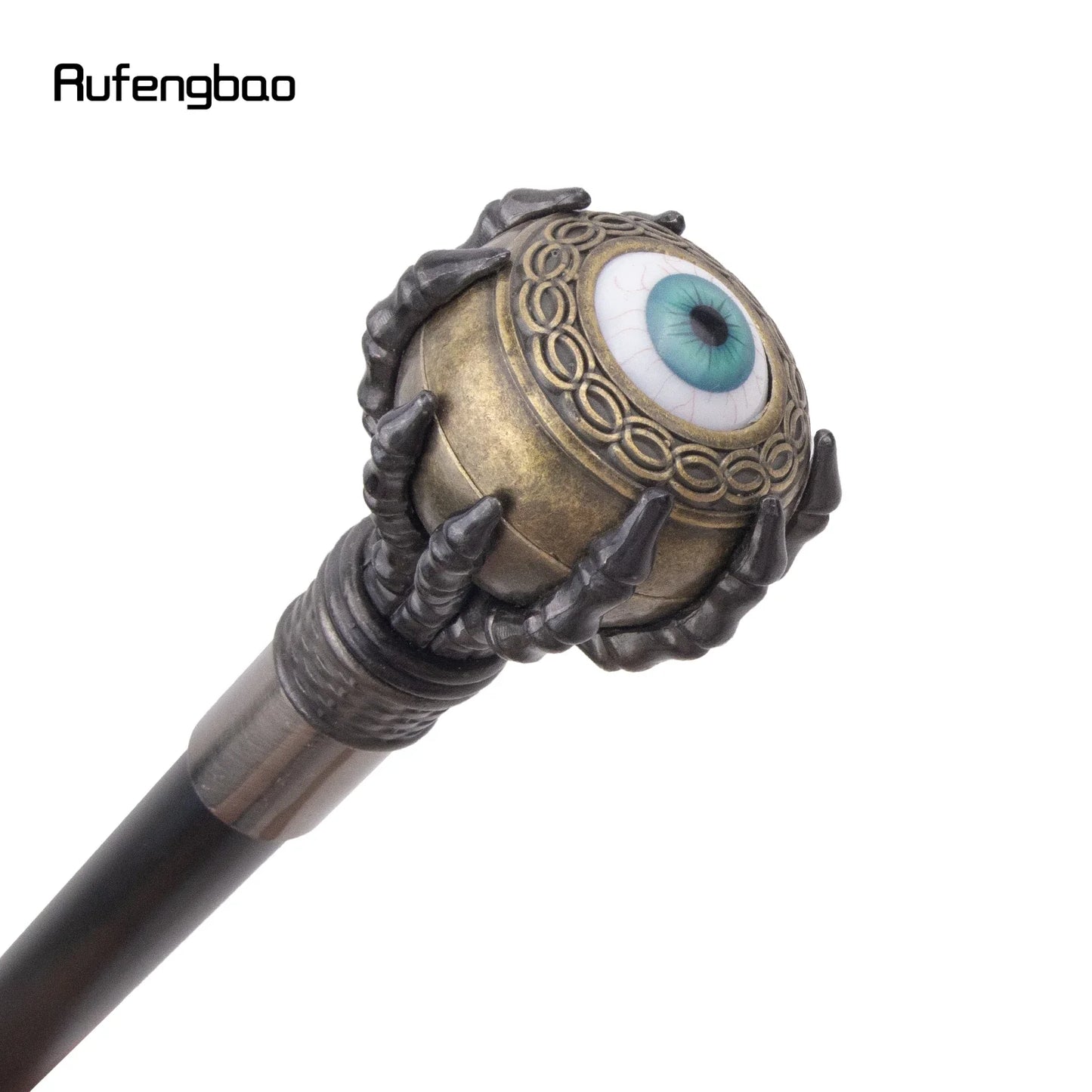 Bloodshot Eyes Steampunk Walking Cane 94cm Cosplay Prop