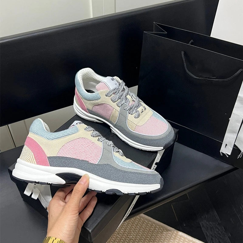 Camellia Leather Dress Loafers For Men And Women Breathable