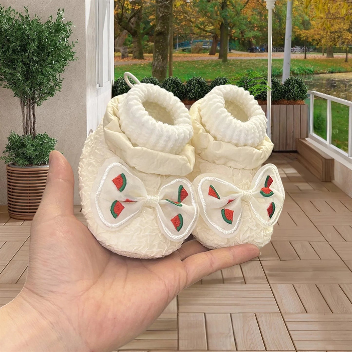 Adorable Toddler Winter Boots Fleece Lined Snow Shoes Bow