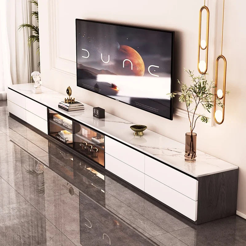Wood Entertainment Tv Table Salon Modern Cabinets Monitor Fireplace Designer Tv Stands Luxury Archivadores Trendy Furniture