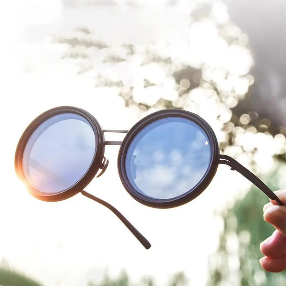 Fishing Rounded Polarized Glasses ND Filter Lenses Polarized Sunglasses Fishing Filter Glasses for Men Driving Fishing