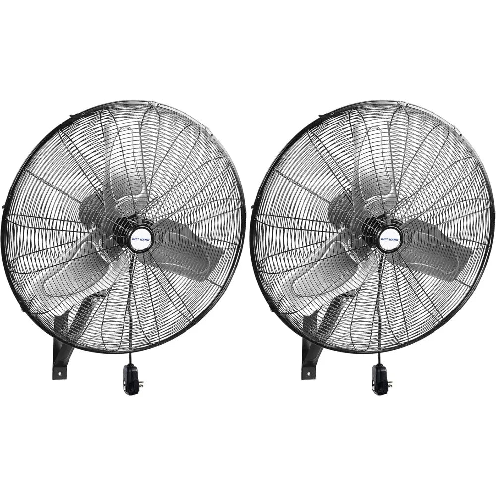 24 in. Outdoor Oscillating Wall Fan, 6300 CFM 3-Speed Heavy Duty Outdoor Wall Fans, High Velocity Waterproof Fans for Patio, Co