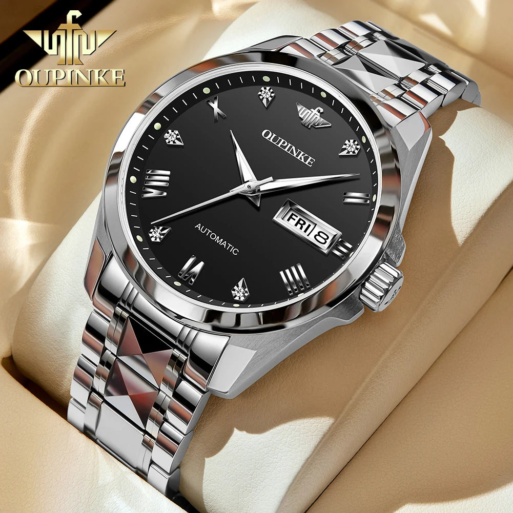 OUPINKE 3171 Fashion Ladies Watches Bracelet Set Box Automatic Mechanical Watch for Women Date Brand Original  Luxury Wristwatch