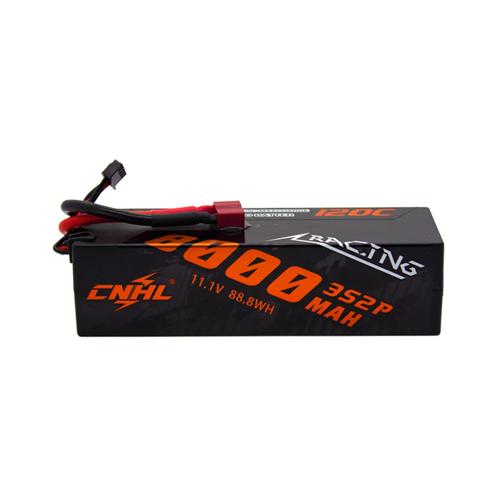 CNHL 3S 4S Lipo Battery 5600mAh 6600mAh 8000mAh 11.1V 14.8V 120C Hard Case With T EC5 Plug For RC Car Boat Truck Vehicle Truggy