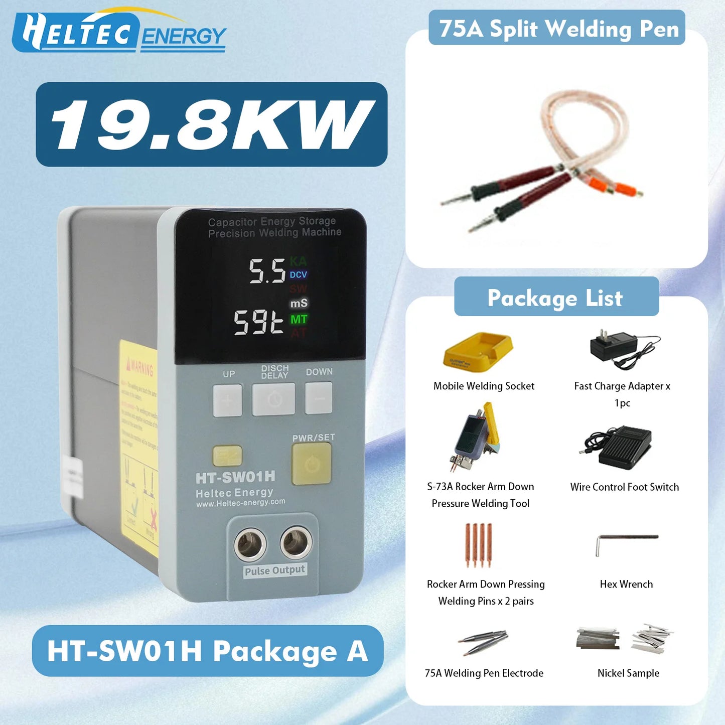 Heltec 21KW 12KW 36KW 42KW Portable Battery Automotive Spot Welder Capacitor Storage Point Welding Machine Efficient  Tools