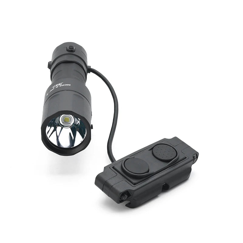 Flashlight Scout Light Hight Power 1400 Lumens REIN 2.0 Hunting Lamp Dual Function Pressure Switch For 20mm Picatinny Rail