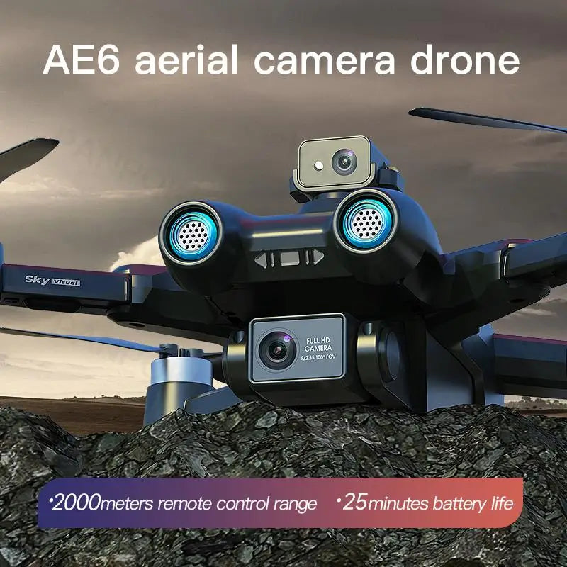 2025 New AE6 Max Drone 4k Profesional GPS 2KM Quadcopter with 5G Camera TransmissIion Wifi FPV drone helicoptero Toys for Boys
