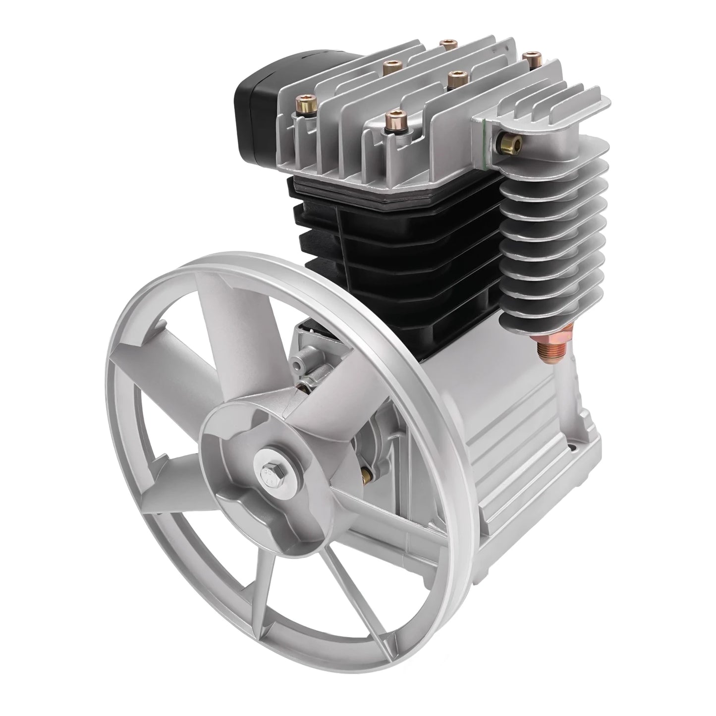 Air Compressor Head 3hp Compressor Pump Head 2 Cylinders Piston Compressor Gas Conveying Refrigeration