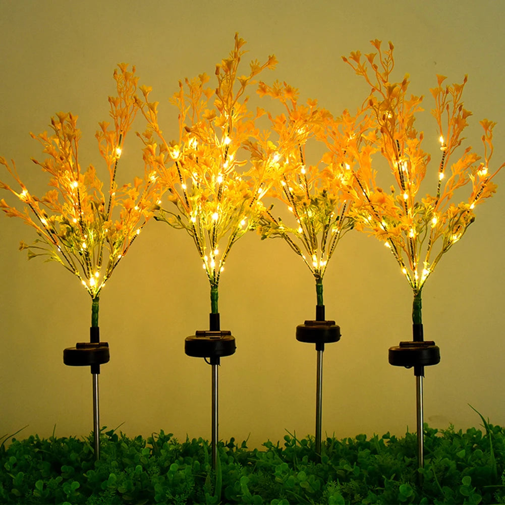 Solar Garden Lights Waterproof Dusk To Dawn Ground Plug Lamp Solar Landscape Lawn Lamp for Patio Yard Pathway Balcony Decoration