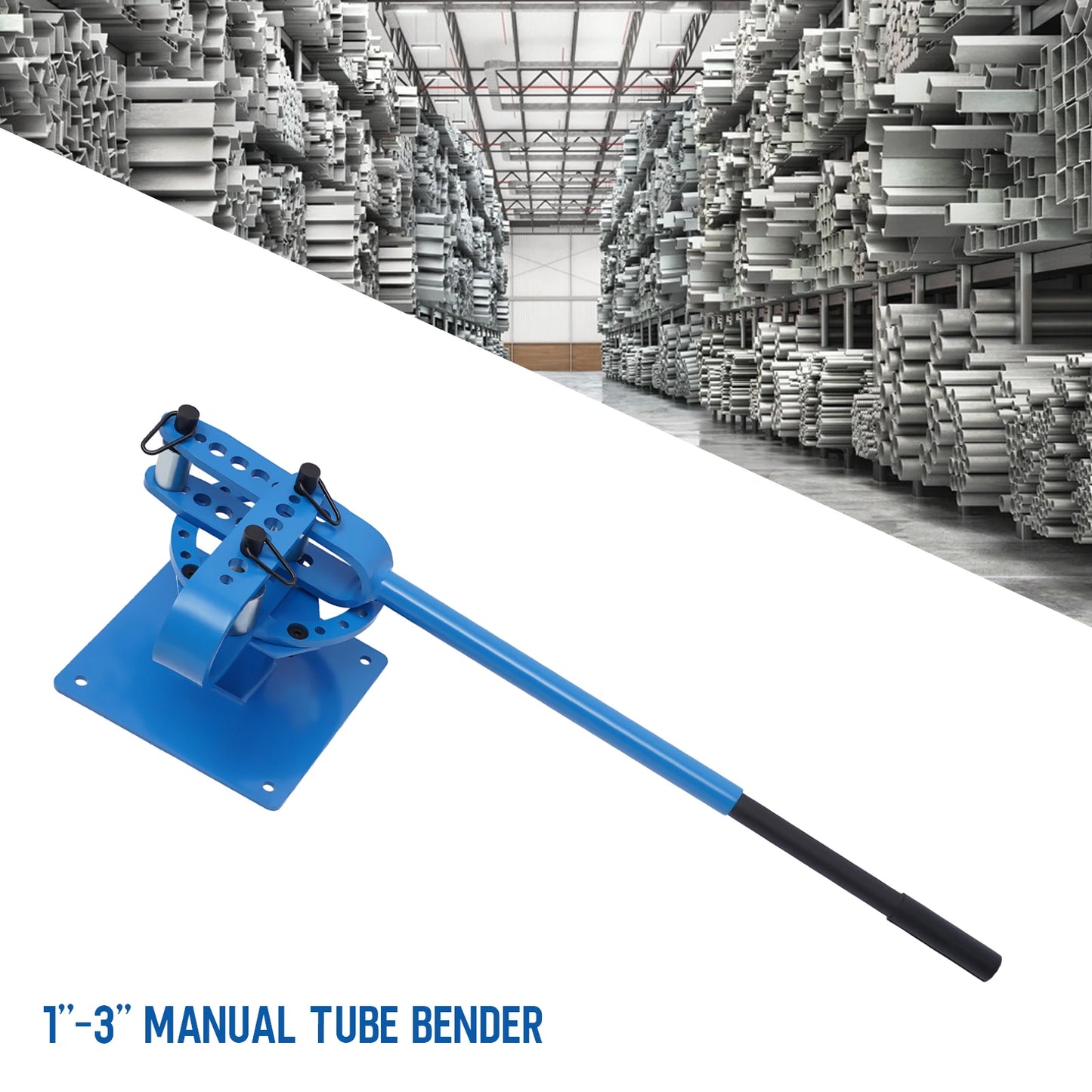 25-75mm Pipe Bender Bending Machine Bending Mild Steel Pipes With 7 Round Dies